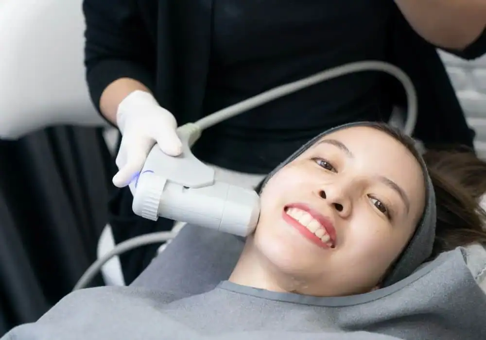 HIFU treatment Berkshire in progress