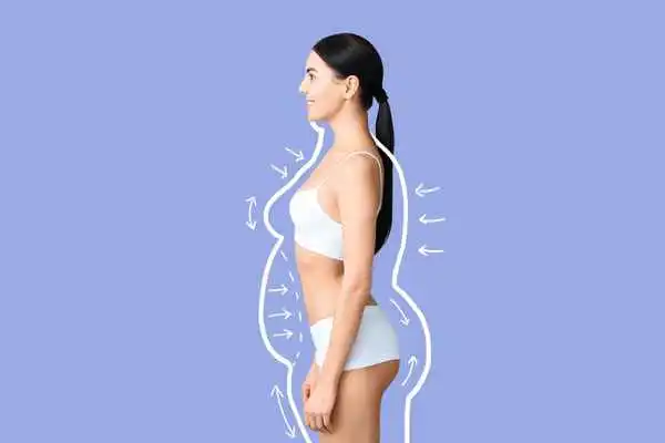 image of woman experiencing fat reduction treatment Berkshire