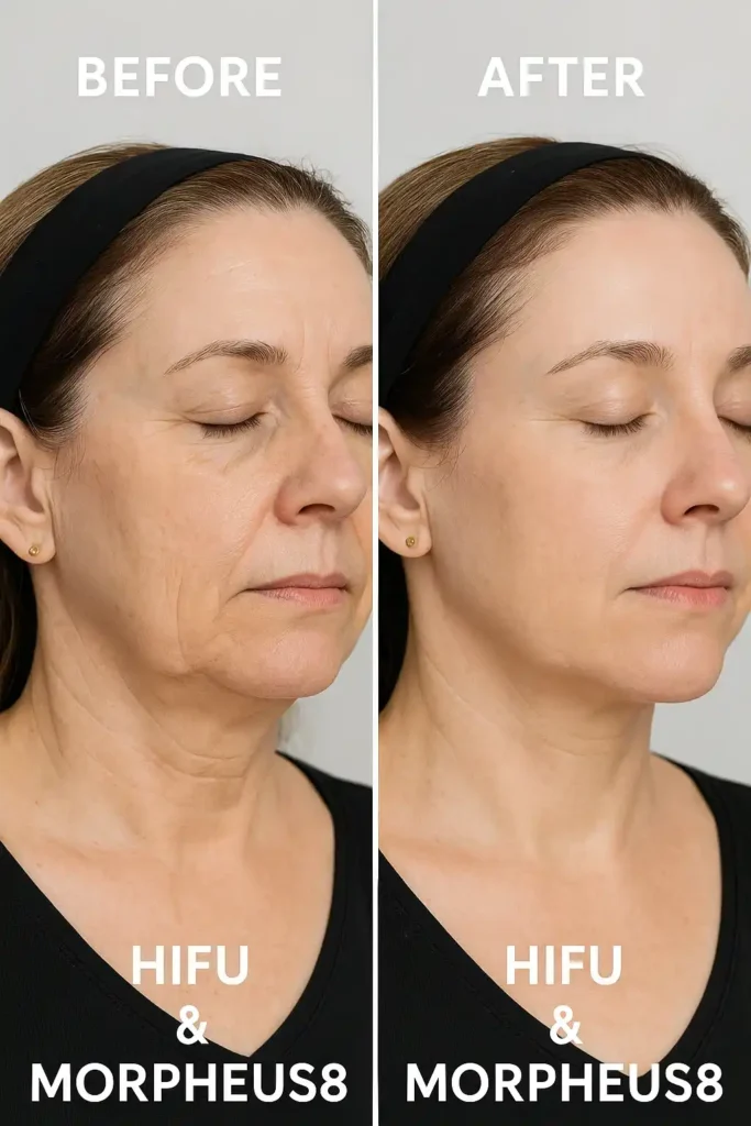 HIFU & Morpheus8 treatment results Berkshire - book in today!
